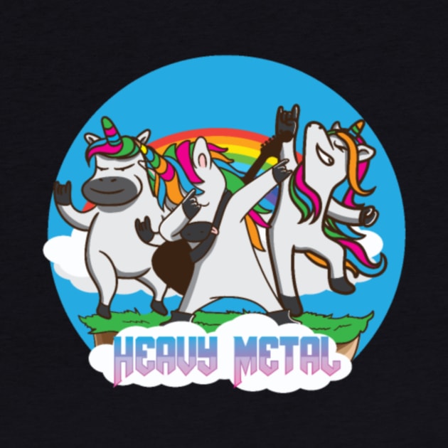 Death Metal Heavy Metal Unicorn by Kink4on